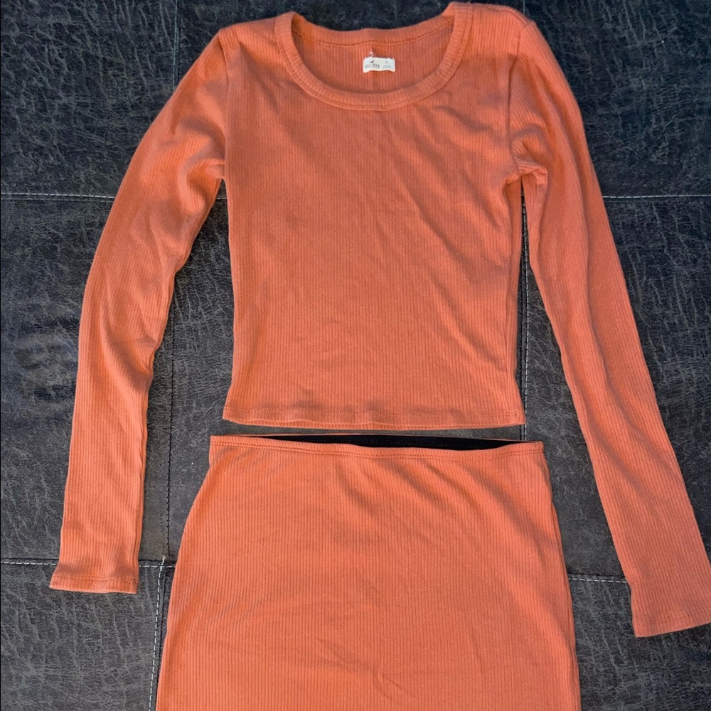 Hollister skirt set XS